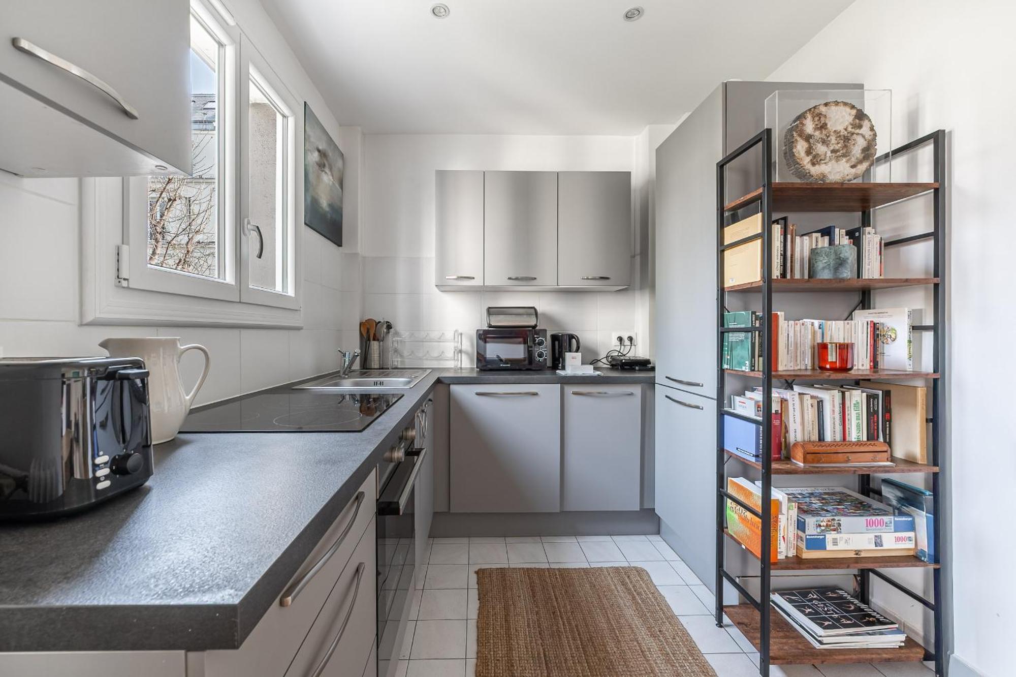 Apartment Spacious Fully Equipped 1-bedroom - Mobility Lease Paris